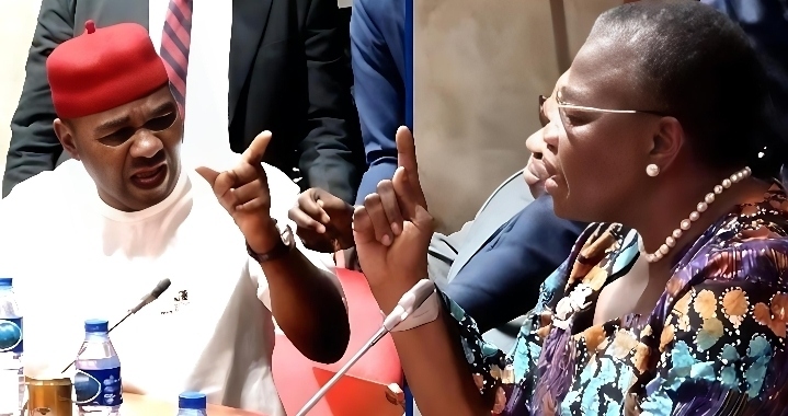 Senator Peter Onyekachi Nwebonyi and former Minister Oby Ezekwesili