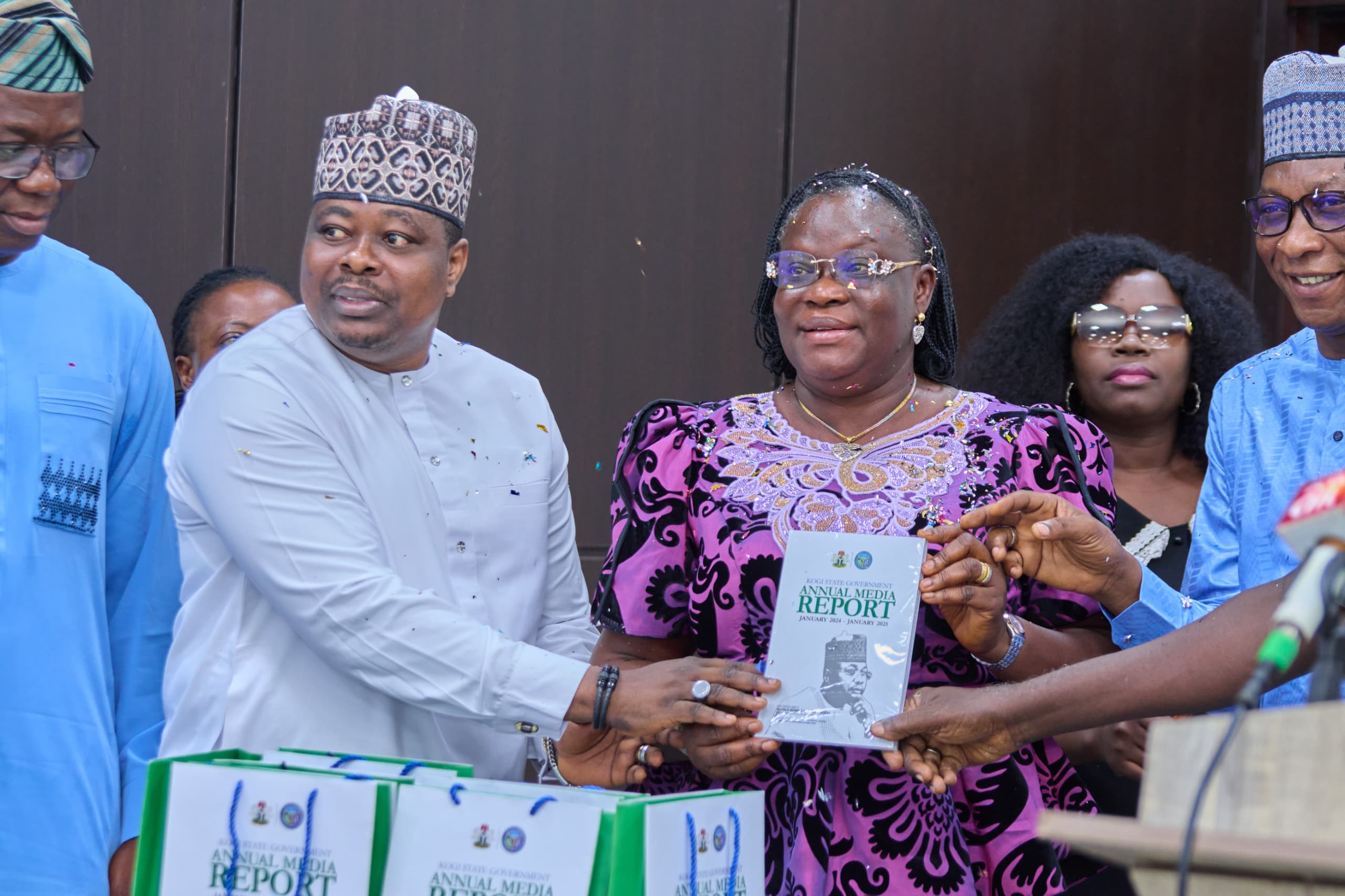 Governor Ododo Unveils First Kogi Annual Media Report, Promises Harmonious Relationship with Journalists