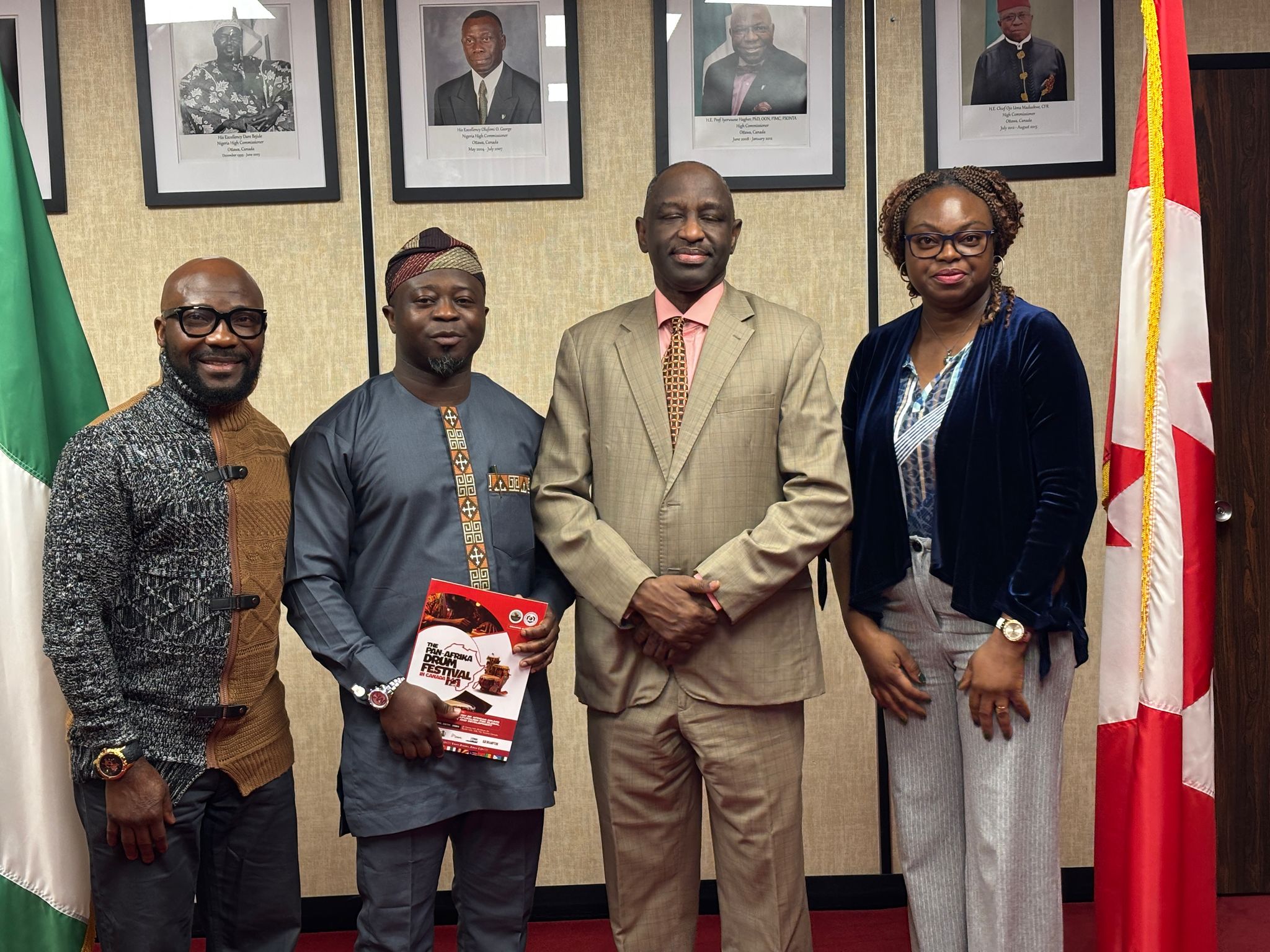 Nigerian High Commission in Ottawa Lends Weight to 2025 Pan-Afrikan Drum Festival in Canada