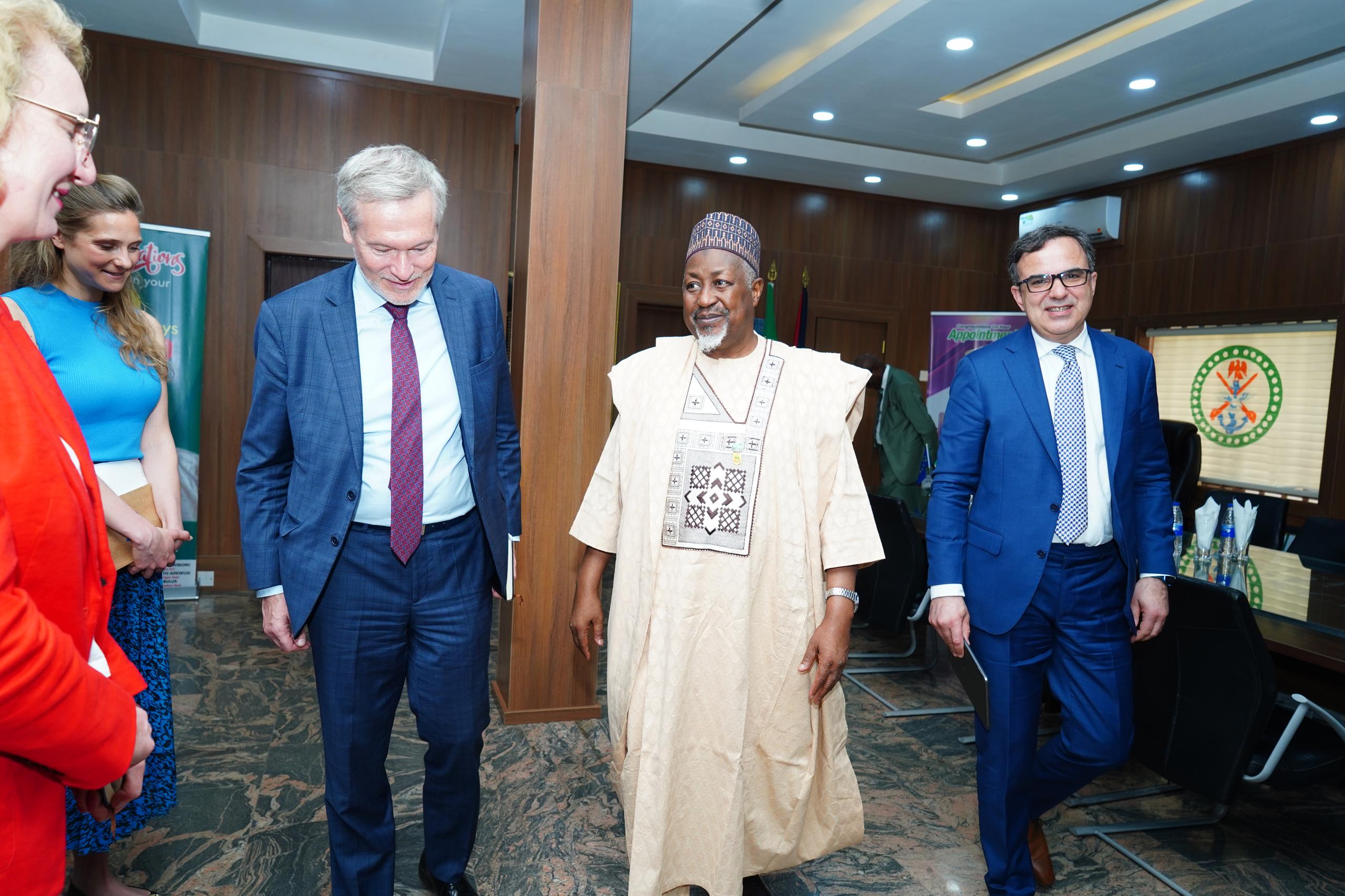 Nigeria's Minister of Defence of Nigeria, H.E. Mohammed Badaru Abubakar, has emphasized the importance of fostering deeper collaboration between Nigeria and the European Union