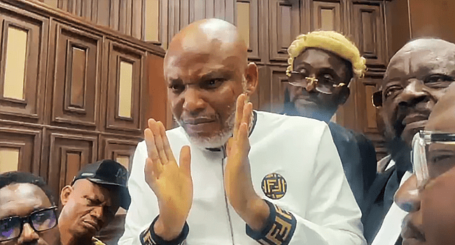 Bombshell in Nnamdi Kanu Trial: Key Witness Admits No Terror Weapons Found, No Direct Links to Violence