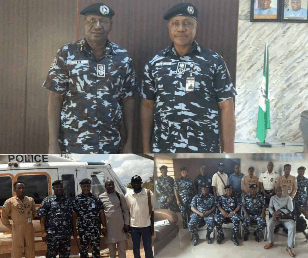 CP Airwing, CP Martin Nwogoh, During Visit to Osun State CP Umar Muhammad, in Osogbo recently