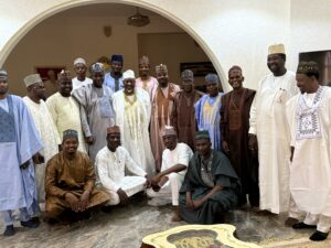 Photo News: Defence Minister Badaru Receives Eid al-Adha Homage from Former Jigawa LG Chairmen The Honourable Minister of Defence, HE Mohammed Badaru CON, mni, received Eid al-Adha (Eid-el-Kabeer) homage from former Local Government Chairmen of Jigawa State, who served during his tenure as Governor of the state. The courtesy visit took place at the Minister’s residence in Kano on Saturday, June 7, 2025. The delegation was led by the former Chairman of Dutse Local Government and former Chairman of ALGON in Jigawa State, Alhaji Bala Usman Chamo. Also present to support the Minister in receiving the delegation were the Chairman of the APC in Jigawa State, Alhaji Aminu Sani Gumel, and the Member of the Jigawa State House of Assembly representing Hadejia Constituency, Hon. Abubakar Sadiq Jallo.