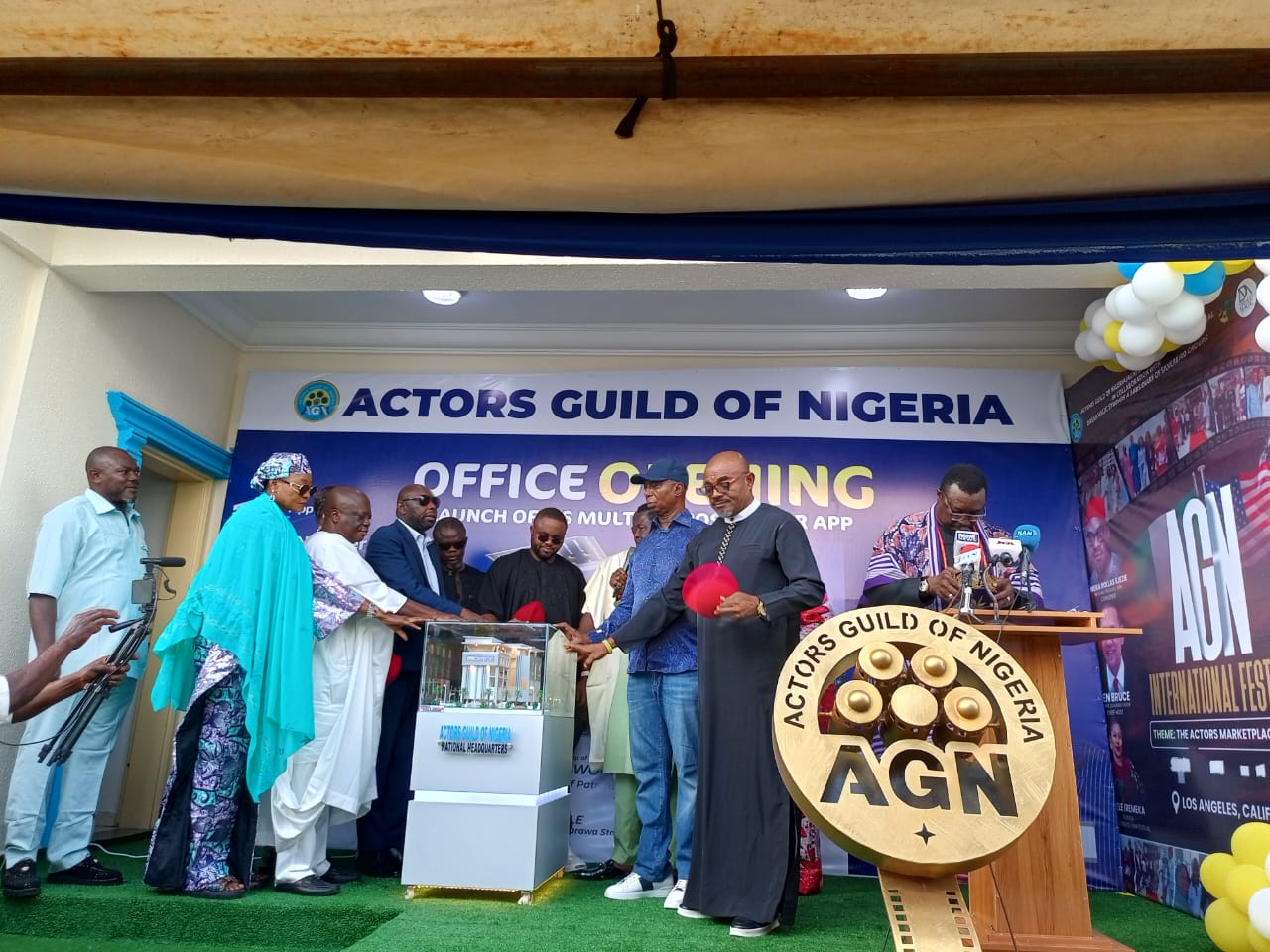 Unveiled prototype of the proposed AGN Nollywood Centre