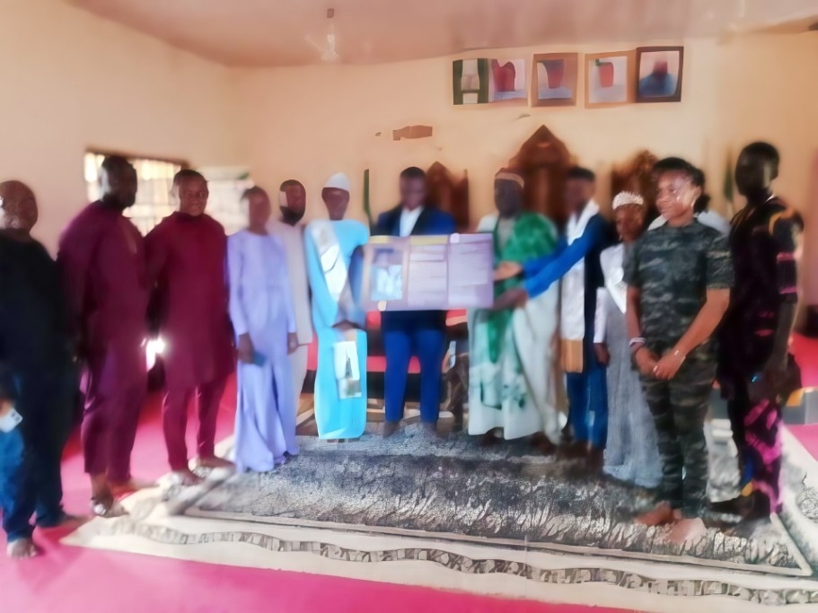 AASU President, Karu Youth Leaders Celebrate HRM Joel Aninge at 25th Coronation Anniversary with Surprise Visit