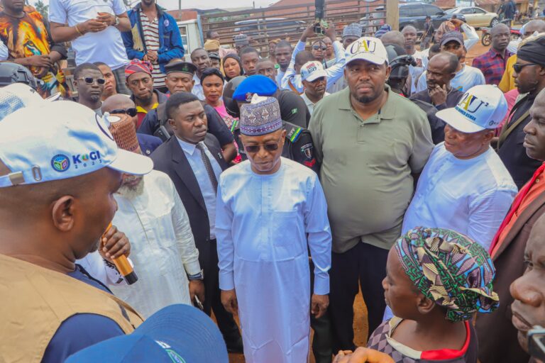 Okehi Rainstorm: Gov Ododo Visits Ravaged Homes, Assures Immediate Support, Intervention