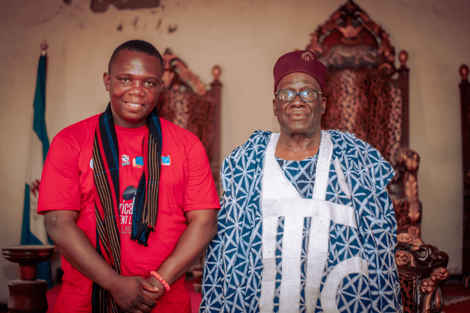 President of the All-Africa Students' Union (AASU), His Excellency Osisiogu Osikenyi E., has extended warm felicitations to His Royal Majesty Barr. Dr. Joel Sabo Aninge, MFR, the Odyong Nyankpa of Panda