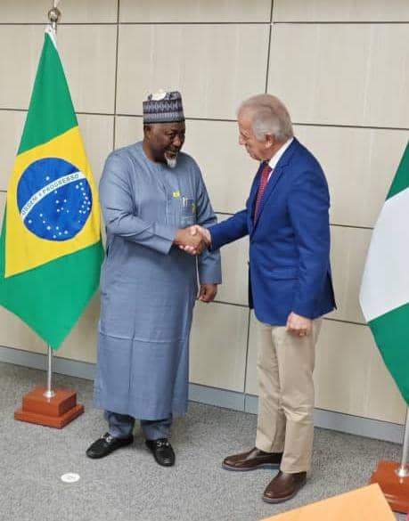 Nigeria's Minister Of Defence Engages Brazilian Counterpart To Strengthen Bilateral Defence Cooperation
