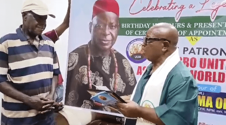 Umuigbo United Assembly Worldwide Honours Sir (Dr.) Mike Okiro as Life Patron on 76th Birthday
