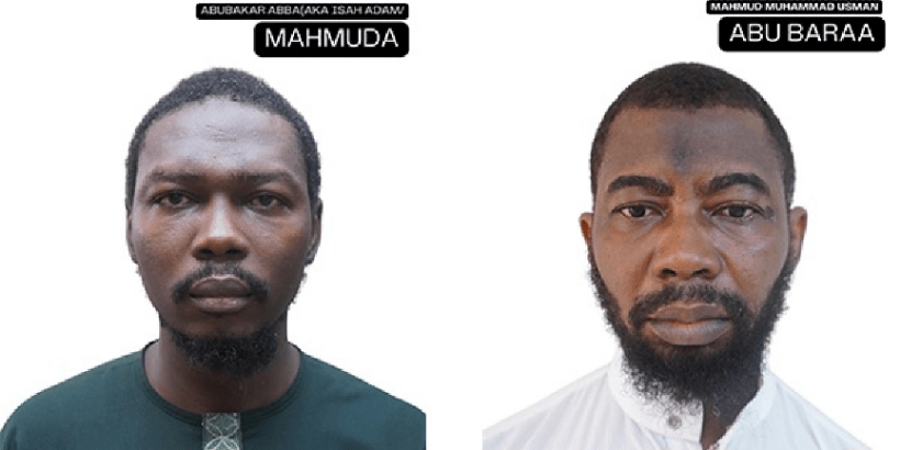 Report on Coordinated Jihadists Plots in Nigeria: How Sahara Reporters' Publication on ONSA's Arrests Vindicated Us – Intersociety on two of Nigeria’s most wanted terrorists — Mahmud Muhammad Usman, also known as Abu Bara’a, and Mahmud al-Nigeri, also called Mallam Mamuda.