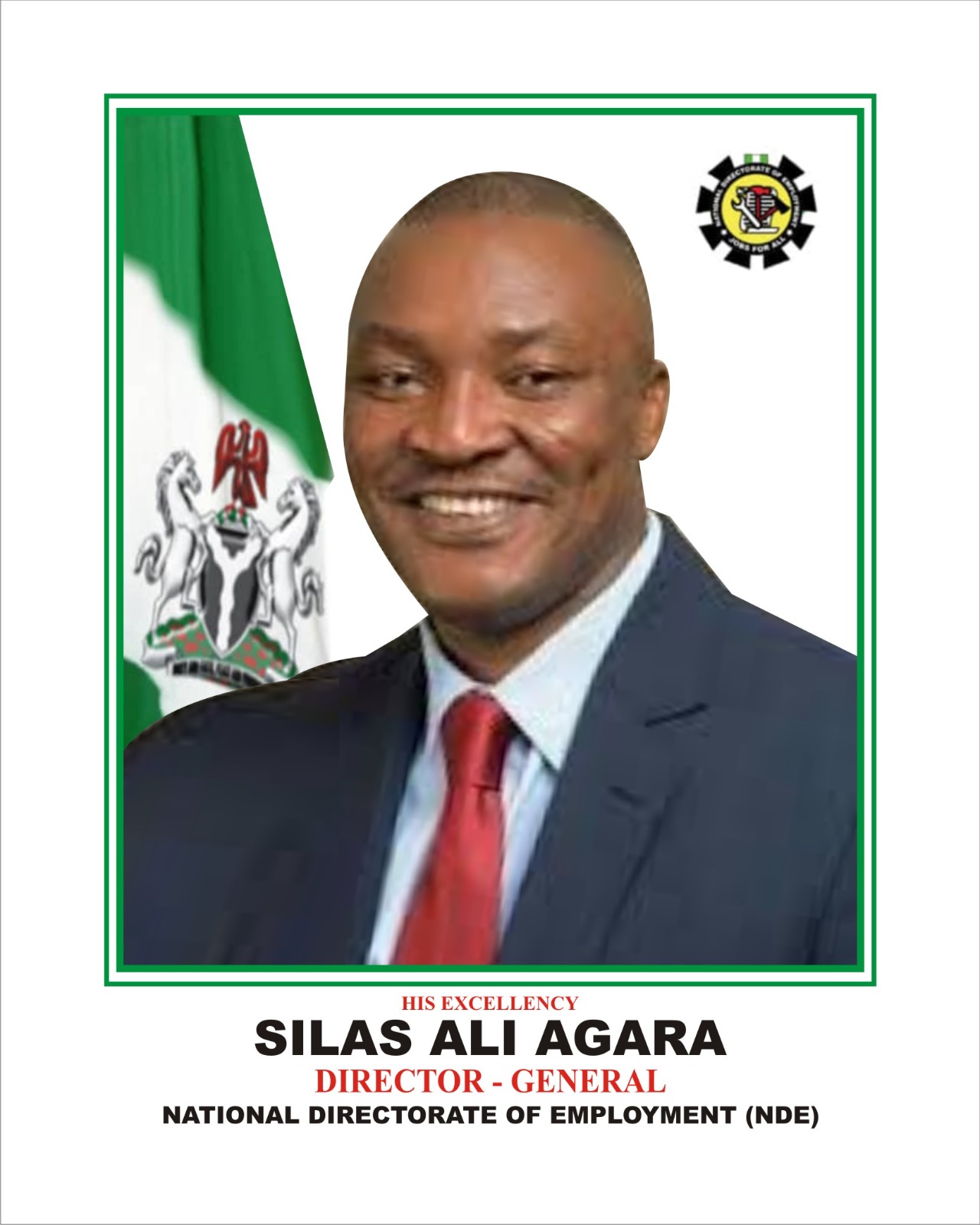 NDE Director-General (DG) Silas Ali Agara 