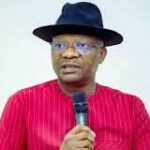 The Delta State Commissioner for Works (Rural Roads) and Public Information, Mr. Charles Aniagwu on Olomoro–Igbide Road