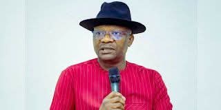 The Delta State Commissioner for Works (Rural Roads) and Public Information, Mr. Charles Aniagwu on Olomoro–Igbide Road