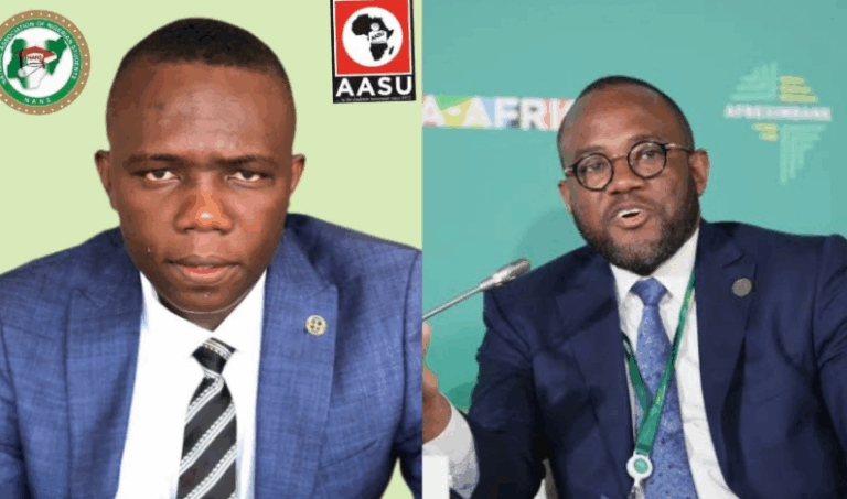 AASU President Osisiogu Osikenyi and Dr. Kapaia, OPAIA Group CEO