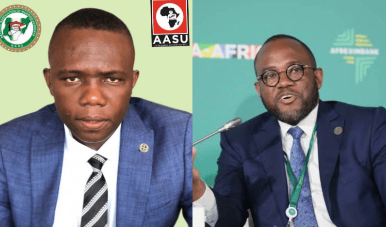 AASU President Osisiogu Osikenyi and Dr. Kapaia, OPAIA Group CEO