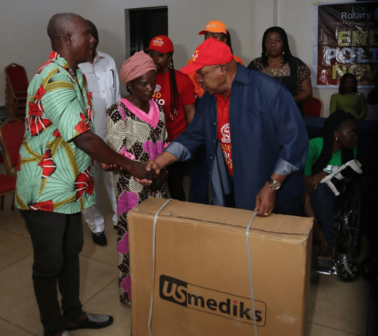 Rotary Club of Abuja Sapphire Donates Wheelchairs to Polio Survivors, Renews Commitment to Total Eradication 