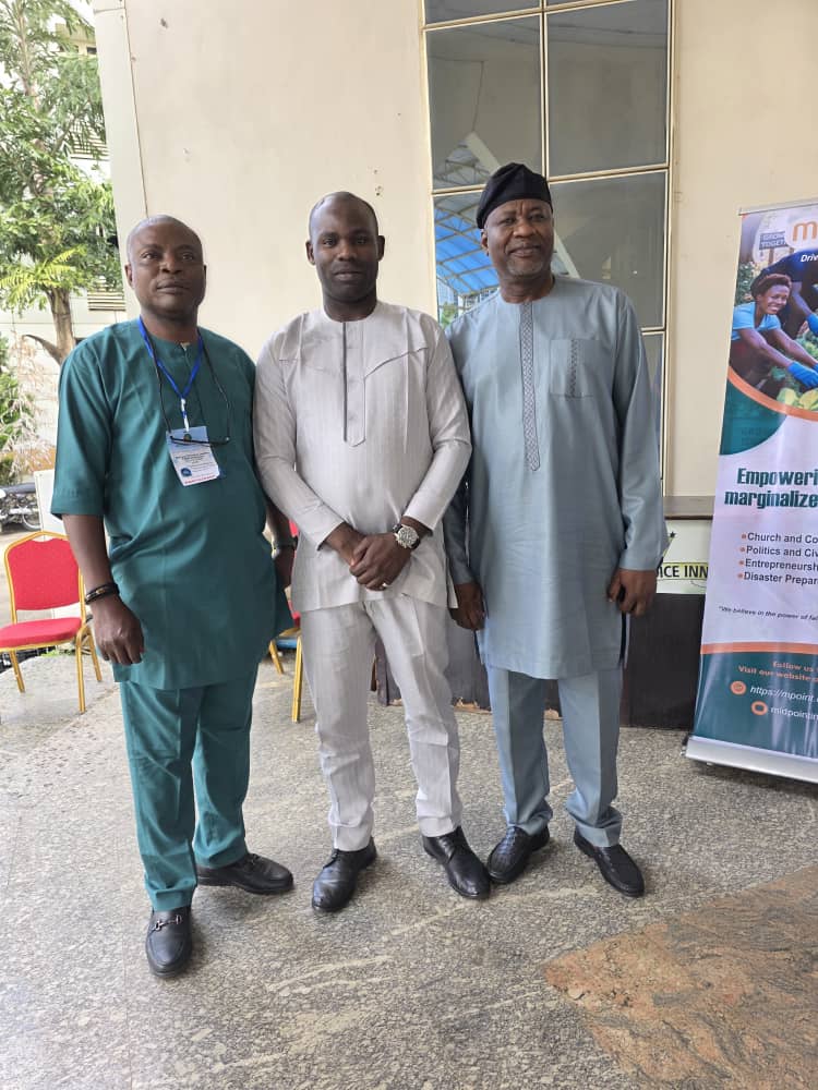 Mr. Felix Samari, Country Contractor for Faith & Freedom Africa Nigeria and Pastor Dele Adebayo from African Services