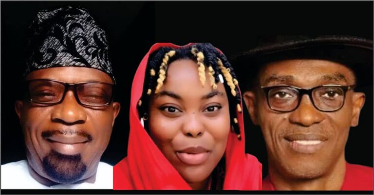 Interim National Publicity Secretary of Labour Party, Prince Tony Akeni, Mama Pee and Julius Abure