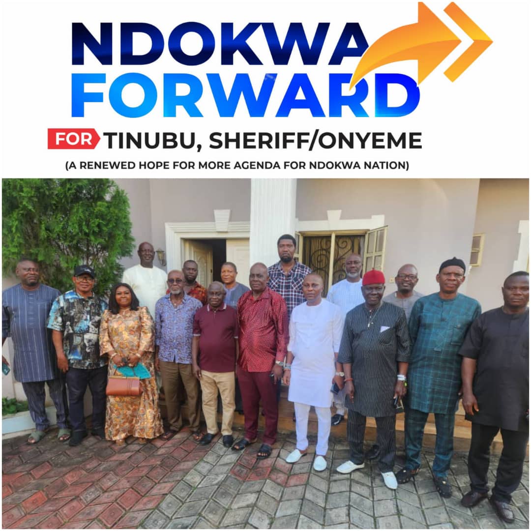 foremost political pressure group, NDOKWAFORWARD, at its caucus meeting held in Asaba on Sunday, 26th October 2025, unanimously resolved to continue its unwavering support for President Ahmed Bola Tinubu and Governor Sheriff Oborevwori.