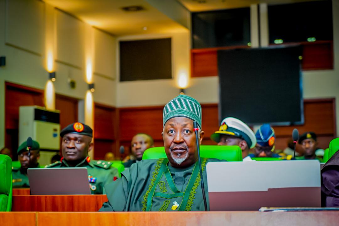Defence Minister Badaru Attends Screening Of Newly Appointed CDS, Service Chiefs at the National Assembly