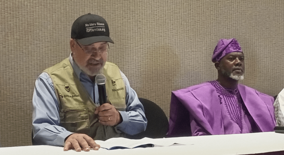 Former US Mayor Mike Arnold of Blanco, Texas and former presidential aide Reno Omokri as Genocide: Nigerian Government Backed U.S. Fact-Finding Report Vindicated US - InterSociety 