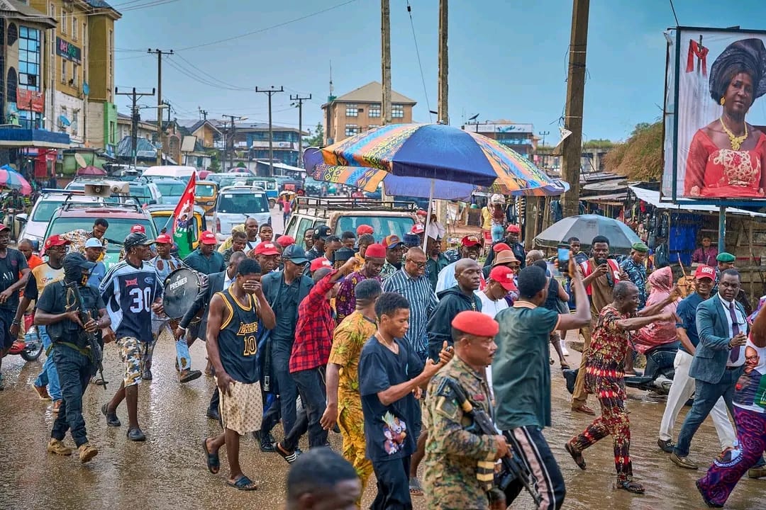 How Peter Obi Stormed Anambra Streets in the Rain to Back Labour Party Candidate George Moghalu As Obidient Movement Reiterates Full Support