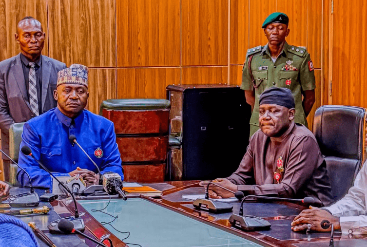Barely 24 hours after being sworn in by President Bola Ahmed Tinubu, the newly appointed Minister of Defence, Christopher Gwabin Musa (rtd.), on Friday, December 5, 2025, officially assumed office at the Ministry of Defence headquarters, Ship House, Abuja, with a firm assurance that the defence sector would “take its place fully” in the affairs of the country.