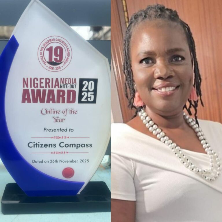 Citizens Compass Crowned Online Platform Of The Year At 19th Nigeria Media Nite-Out Awards
