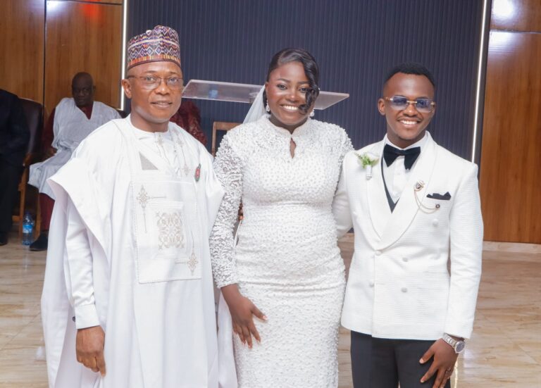 Sharon Amana and Gideon Abalaka Comrade Joel Salifu