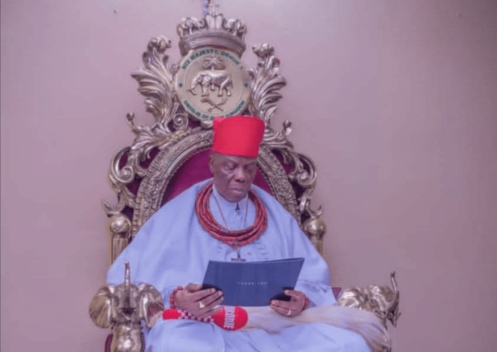 Chairman of the Delta State Council of Traditional Rulers and Orodje of Okpe Kingdom, HRM Maj.-Gen. Felix Mujakperuo (rtd), Orhue I