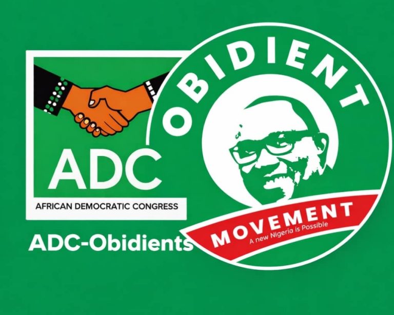 Obidient Movement and ADC logo