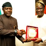 Permanent Secretary of the Ministry of Defence, Richard Pheelangwah at the Defence Health Maintenance Limited (DHML)