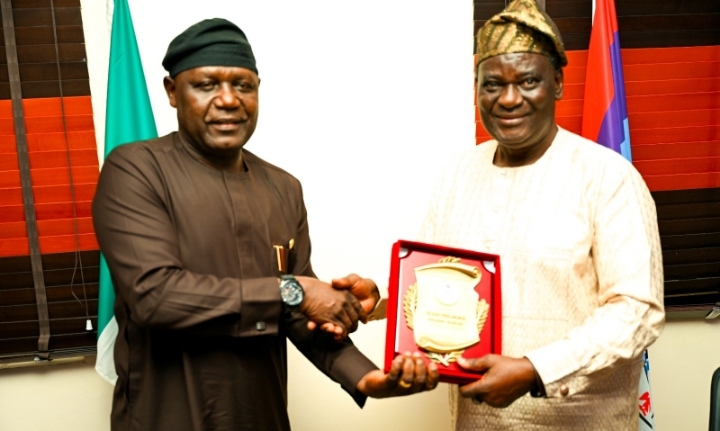 Permanent Secretary of the Ministry of Defence, Richard Pheelangwah at the Defence Health Maintenance Limited (DHML)