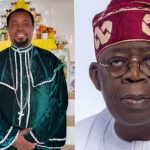 A prominent cleric, Prophet Hungbenu Michael Olusegun, and President Bola Ahmed Tinubu