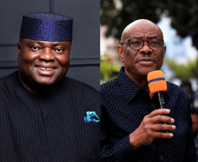 A member of the Fix PDP Fix Nigeria Group on Senator Sandy Onor of Peoples Democratic Party (PDP), and FCT Minister Nyesom Wike