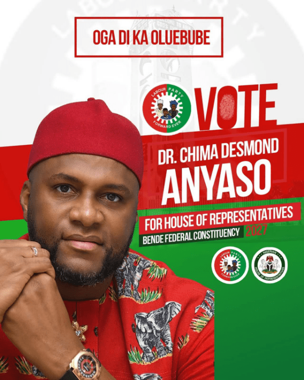 Chimaobi Desmond Anyaso campaign ad
